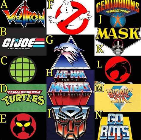 90S Cartoon Logos