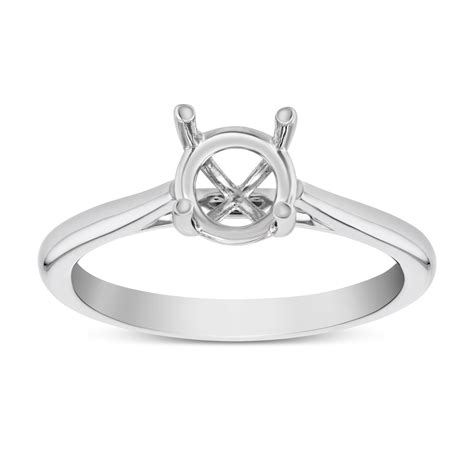 Precision Set Platinum Solitaire Ring Setting | Borsheims