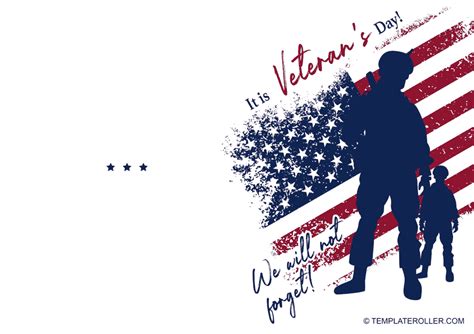 Veterans Day Card Template - Soldier Download Printable PDF ...