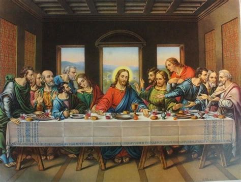 R. Tesar, The Last Supper, no date (Gram) | The last supper painting ...