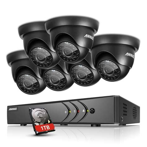 ANNKE 8CH 1080N CCTV DVR Wired Outdoor Security Camera System with 1TB ...