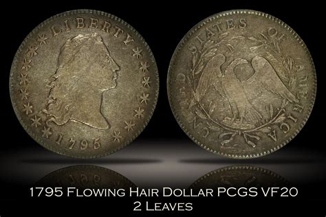 1795 Flowing Hair Liberty Silver Dollar PCGS VF20 Great Original Look w ...