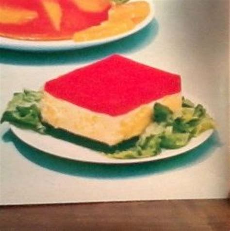 Vintage Jell-O Ribbon Salad Recipe - Delishably