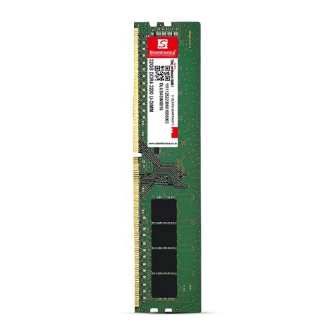 32GB DDR4 DESKTOP RAM 3200MHz - Simmtronics