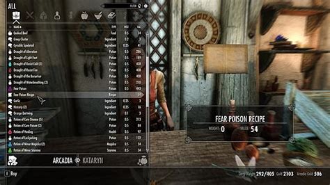 Skyrim Alchemy Potion Recipes Guide - GameSkinny