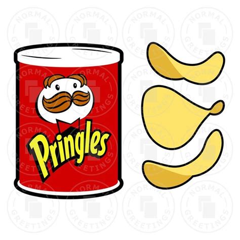 Pringles Potato Chips SVG Can of Pringles Bag of Chips PNG | Etsy ...