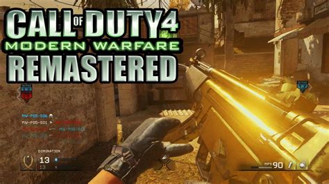 Call Of Duty: Modern Warfare Remastered Multiplayer GAMEPLAY!! (COD 4 ...