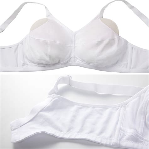 DELIMIRA Women Mastectomy Pocket Bra Embroidered Full Coverage Support ...