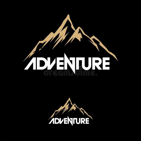 Creative Adventure Logo Design Template. Mountain Logo Template Stock ...