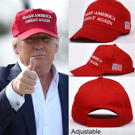 2017 Make America Great Again Hat Donald Trump Republican Adjustable ...