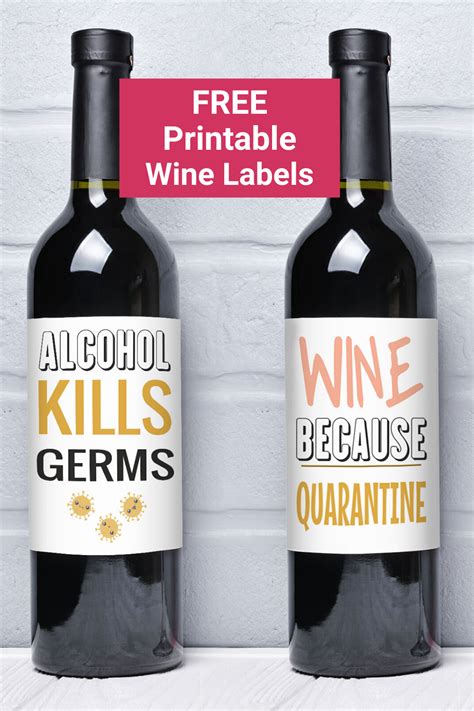 Homemade Wine Labels Free Printable - Printable Form, Templates and Letter