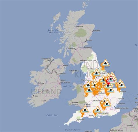 UK flood map: More heavy rain forecast - is your area at risk of ...