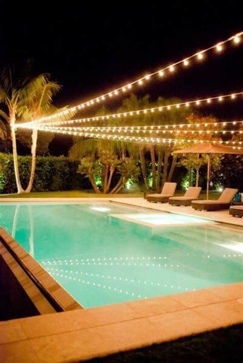 Popular Backyard Lighting Ideas Makes It Look Beautiful | Outdoor pool ...