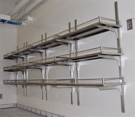 The Space Saving & Elegant Stainless steel wall shelves