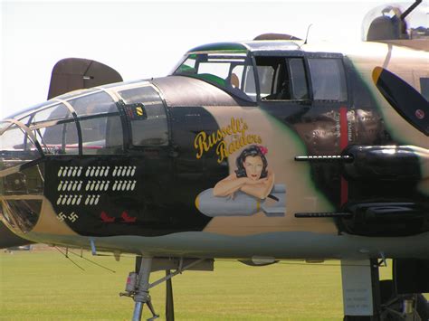 b-25 mitchell 'russels raiders' nose art | Aircraft of World War II ...