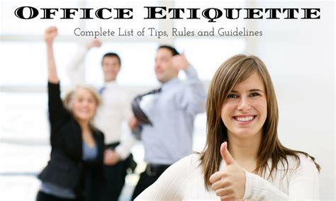 Office Etiquette: List of Tips, Rules and Guidelines - Wisestep