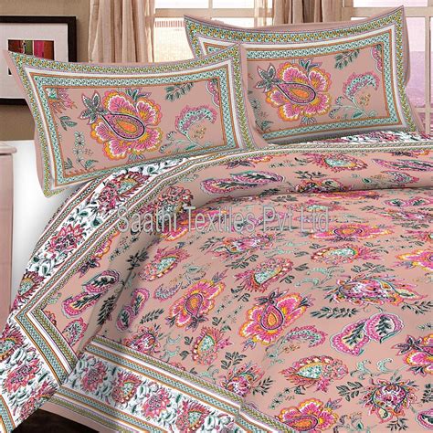 Pure Cotton Floral Print Cotton Bed Sheet, Rs 410 /piece Saathi ...