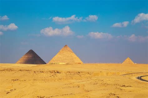 Premium Photo | Great egyptian pyramids the black pyramid is an unusual ...