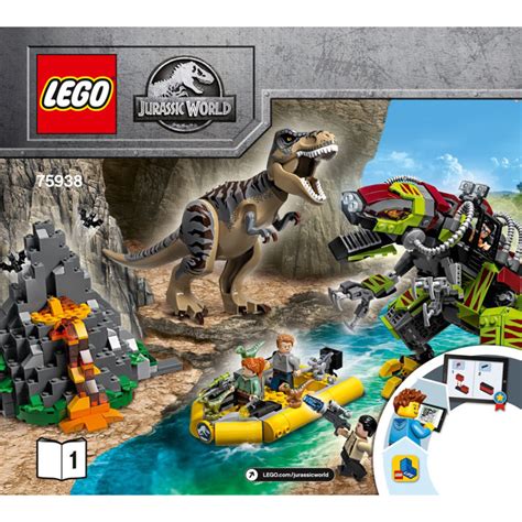 LEGO T. rex vs Dino-Mech Battle Set 75938 Instructions | Brick Owl ...