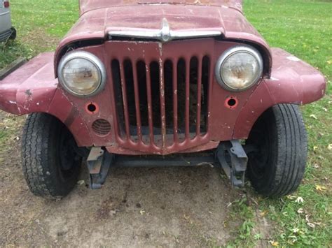 Willys wagon panel 1959 project for sale