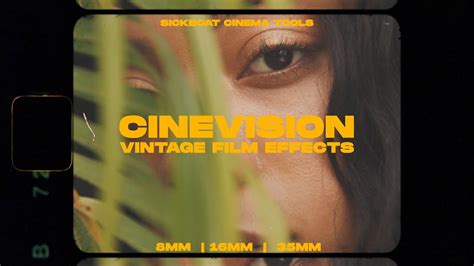 Cinevision: Vintage Film Effects (8mm, 16mm, 35mm Film Overlays) - YouTube