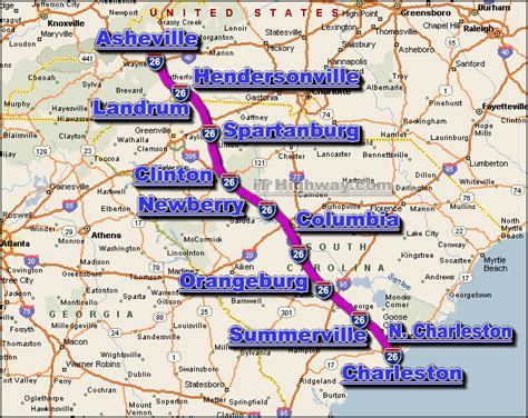 I-26 Road Maps, Traffic, News