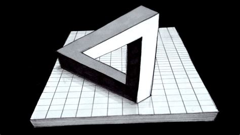 How to Draw The Impossible Triangle in 3D