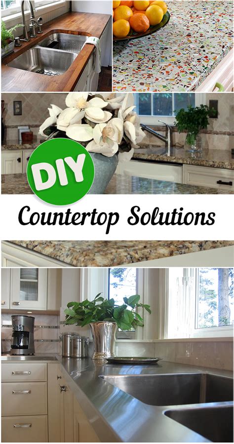 DIY Kitchen Countertop Ideas – Sunlit Spaces | DIY Home Decor, Holiday ...