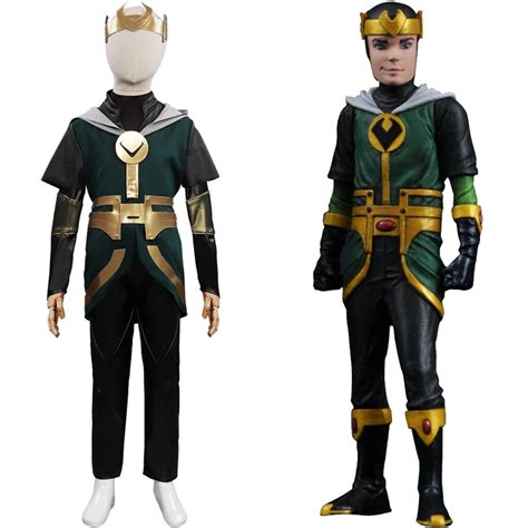 Loki Season 1 Kid Loki Halloween Carnival Suit Cosplay Costume Outfits ...