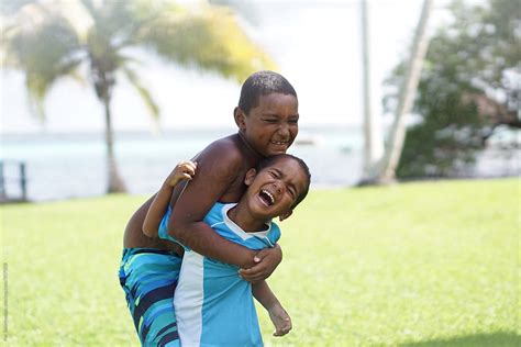 "Kids Play: Black Kids Having Fun At Kids Park" by Stocksy Contributor ...