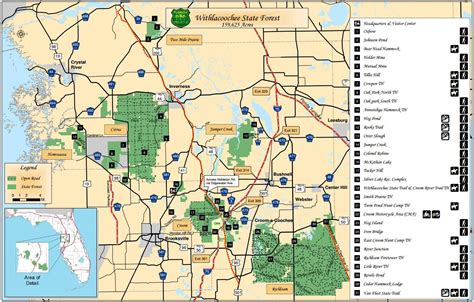 Withlacoochee State Forest Forest Map, Forest View, State Forest ...