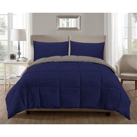 navy blue comforter set - How to Decorate a Small Living Room in 17 ...