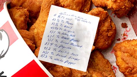 This is not a drill: KFC's 11 herbs and spices recipe has accidentally ...