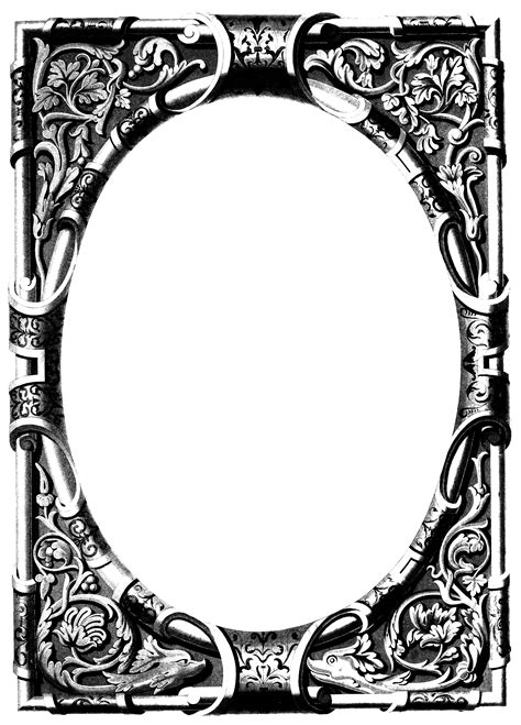 Free Vintage Image – Ornate Frame