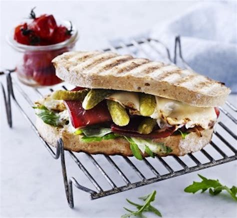 Bresaola Sandwich with Parmesan & Gherkins | Official Weber® Website