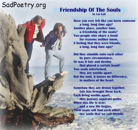 Friendship Of The Souls | English Poems | SadPoetry.org