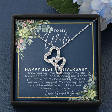 31st Anniversary Gift for Wife, 31st Anniversary Gifts, 31 Year ...