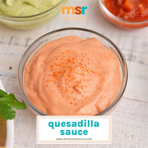 EASY Quesadilla Sauce Recipe (Perfect Sauce for Dipping!)