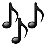 Multiple Musical Notes Emoji - Copy & Paste - EmojiBase!