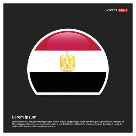 Egypt flag design vector 13305676 Vector Art at Vecteezy