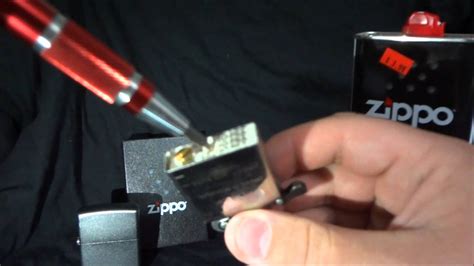 How To Fill or Refill a Zippo Lighter - YouTube