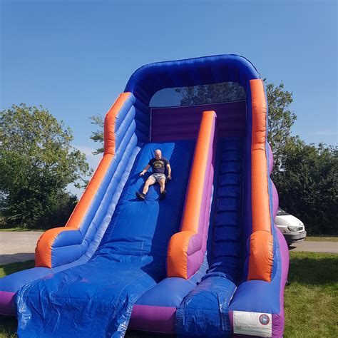 Giant inflatable slide for hire in Colchester, Chelmsford and in Essex