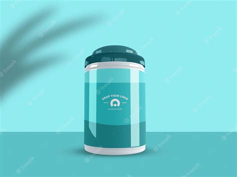 Premium PSD | Pill bottle mockup