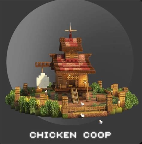 Chicken Coop!! | Minecraft farm, Minecraft architecture, Minecraft ...