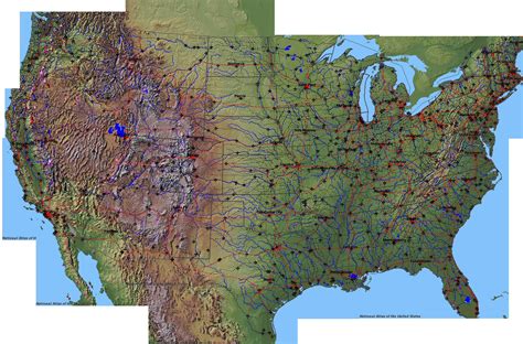 Printable Topographic Map Of The United States Printable Maps | Porn ...