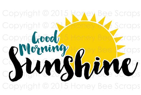 Good Morning Sunshine Clipart | Free download on ClipArtMag