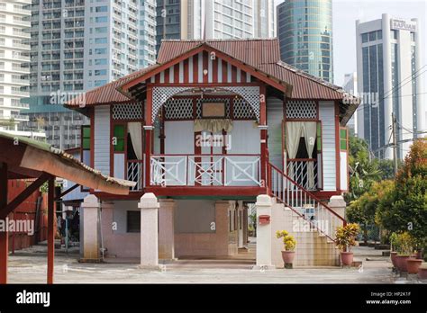 Rumah Limas, Kampung Baru, Kuala Lumpur, Malaysia. Traditional Malay ...