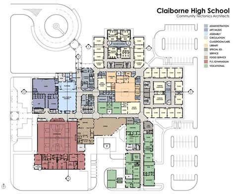 High School Building Floor Plans