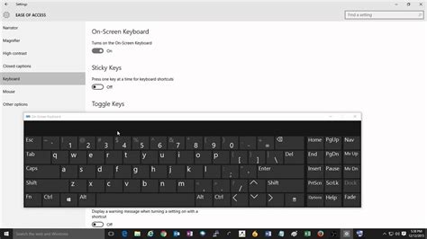 How to Enable the On-Screen Keyboard in Windows 10 - YouTube