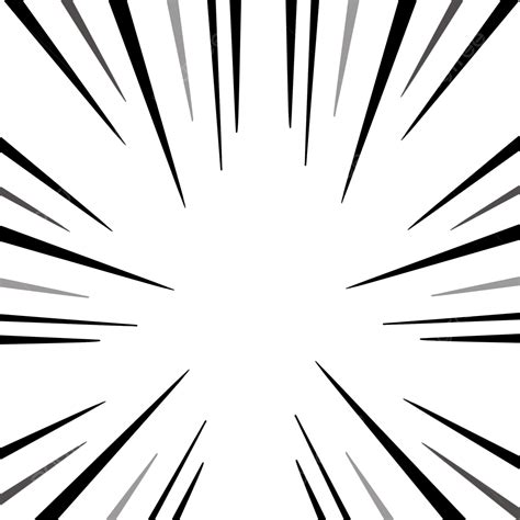 Speed Lines Comic White Transparent, Comic Speed Abstract Black Lines ...